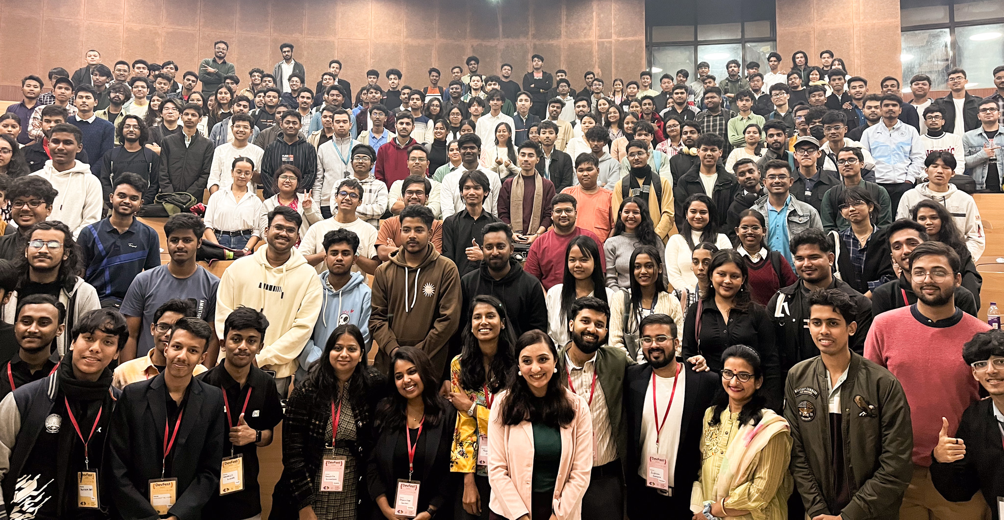 Speaking at a university tech event