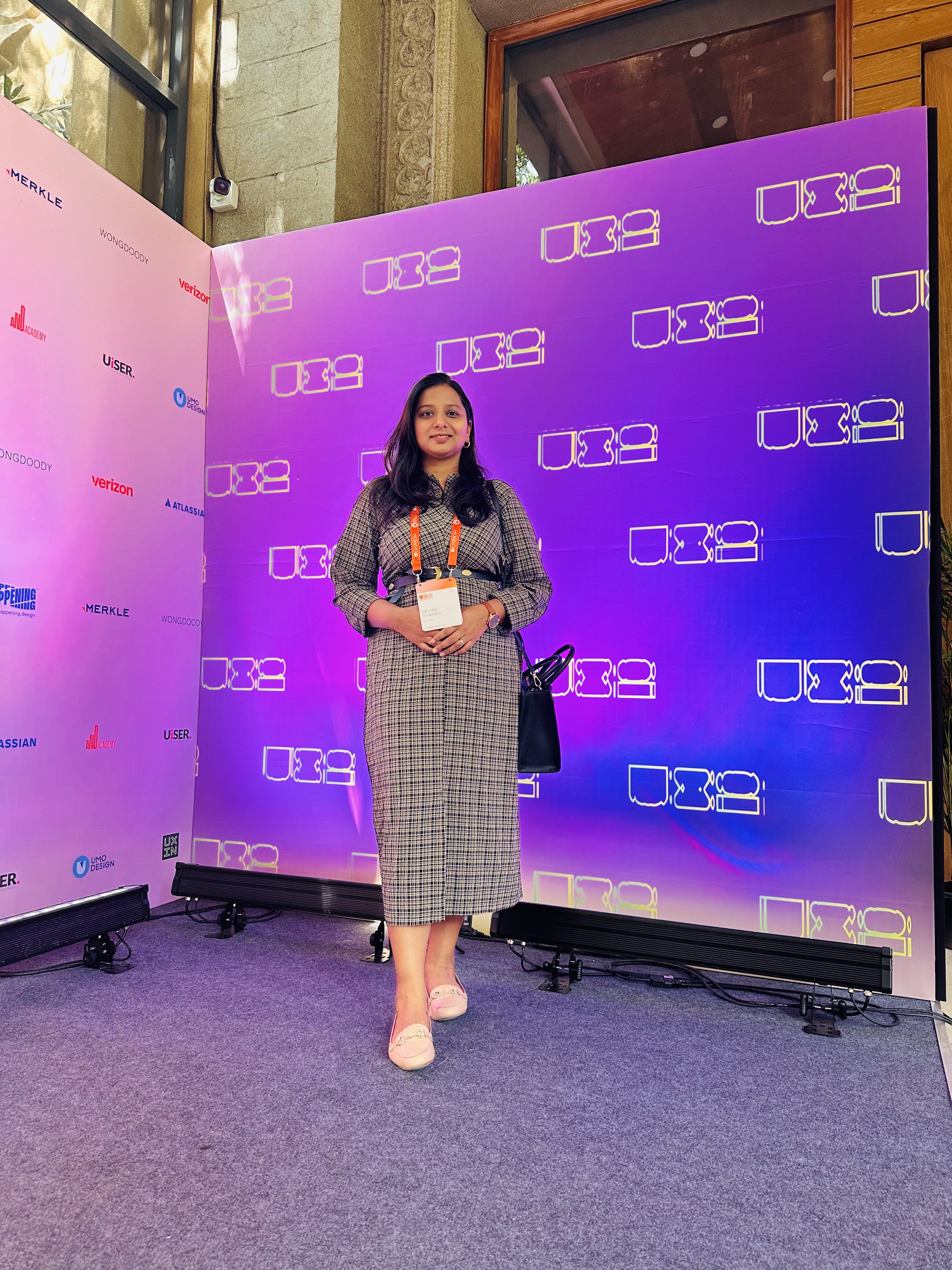 At UX India 2024 conference